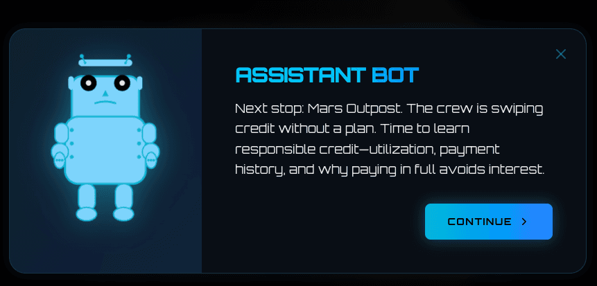 The Debt Leviathan minigame โ credit and debt simulation